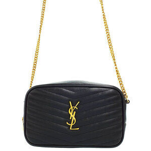 Saint Laurent Lou camera Chain bag grained matelasse calf leather